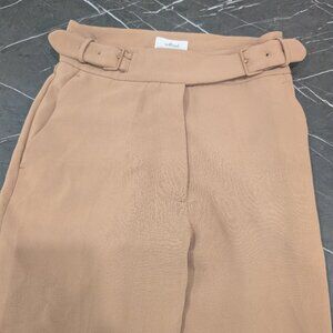 Wilfred Beige Belted Tailored Trousers